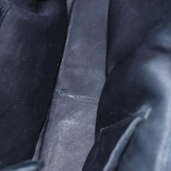 BOTTEGA VENETA Chain Hand Bag Leather Black Auth bs22135 - Picture 12 of 16